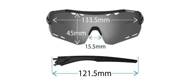 Tifosi Alliant Sunglasses sizing