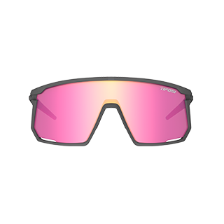 Tifosi Moab sunglasses in vapor with red mirror light changing lenses