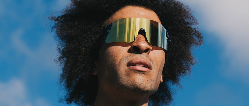 Man wearing Tifosi Rail Sunglasses