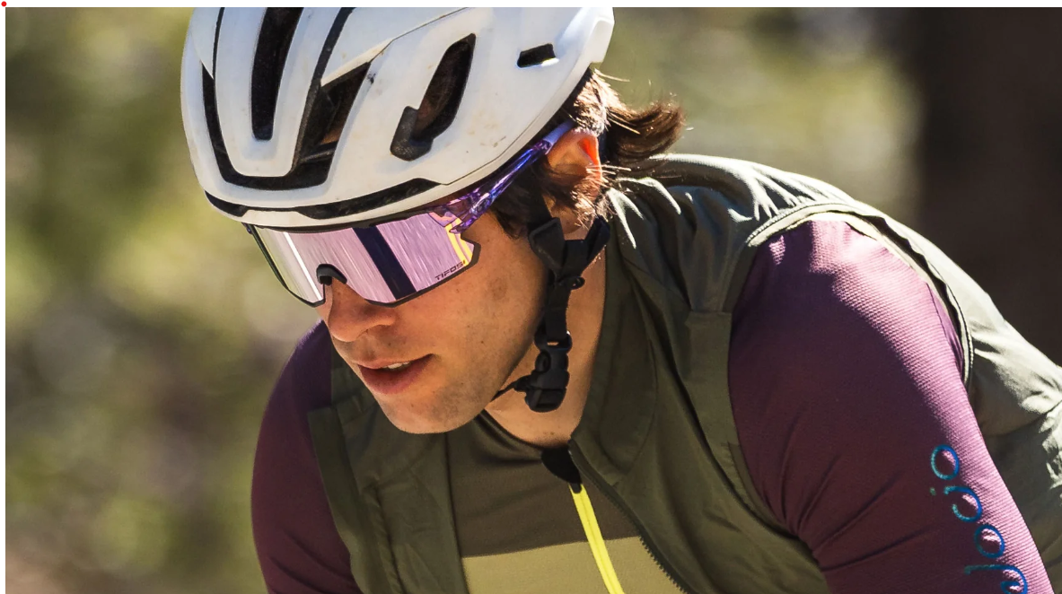 Person wearing Tifosi Rail Race sunglasses