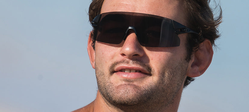 Man wearing Tifosi Rail XC sunglasses