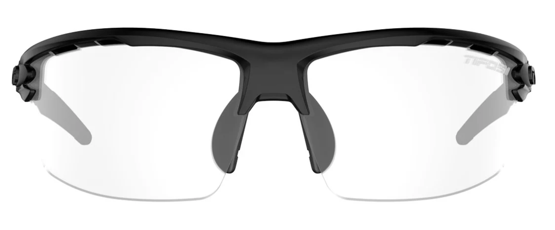 Tifosi Rivet pickleball eyewear in black with clear lenses