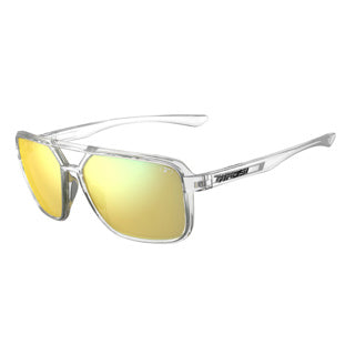 Tifosi Salto sunglasses in clear with yellow mirror