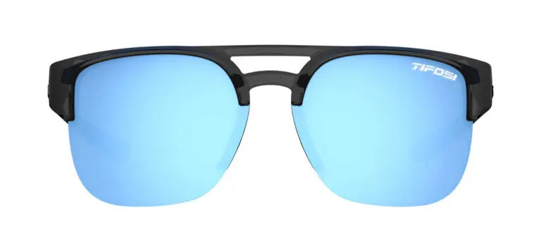 Tifosi Salvo Sunglasses Crystal Smoke/Sky Blue