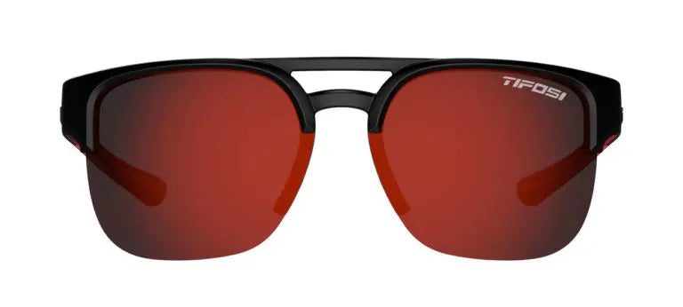 Tifosi Salvo Sunglasses Crimson Onyx/Red Mirror