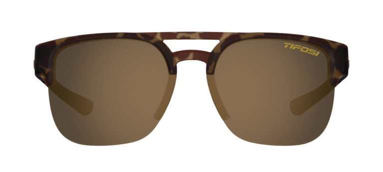 Tifosi Salvo Sunglasses Matte Tortoise/Brown Polarized