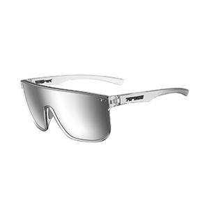 Satin Clear frame/Silver Mirror lenses