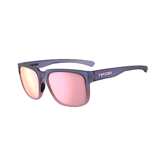 Tifosi Shumo sunglasses in midnight coral with pink mirror lenses