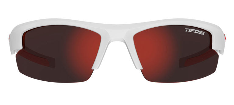 Tifosi Shutout White/Clarion Red