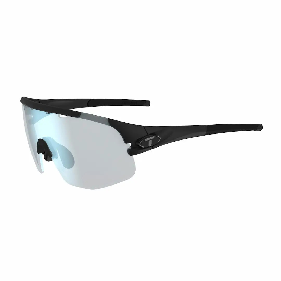 Tifosi Sledge Lite sunglasses in Black with Fototec Blue lenses