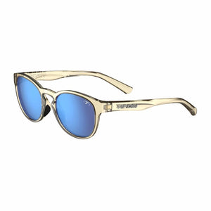 Golden Ray frame/Sky Blue Mirror lenses