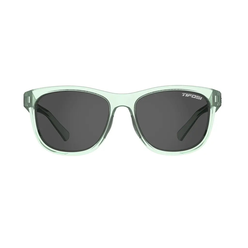 Tifosi Swank sunglasses in bottle green with polarized lenses