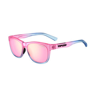 Tifosi Swank sunglasses in cotton candy with pink mirror lenses