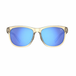 Golden Ray frame/Sky Blue Mirror lenses