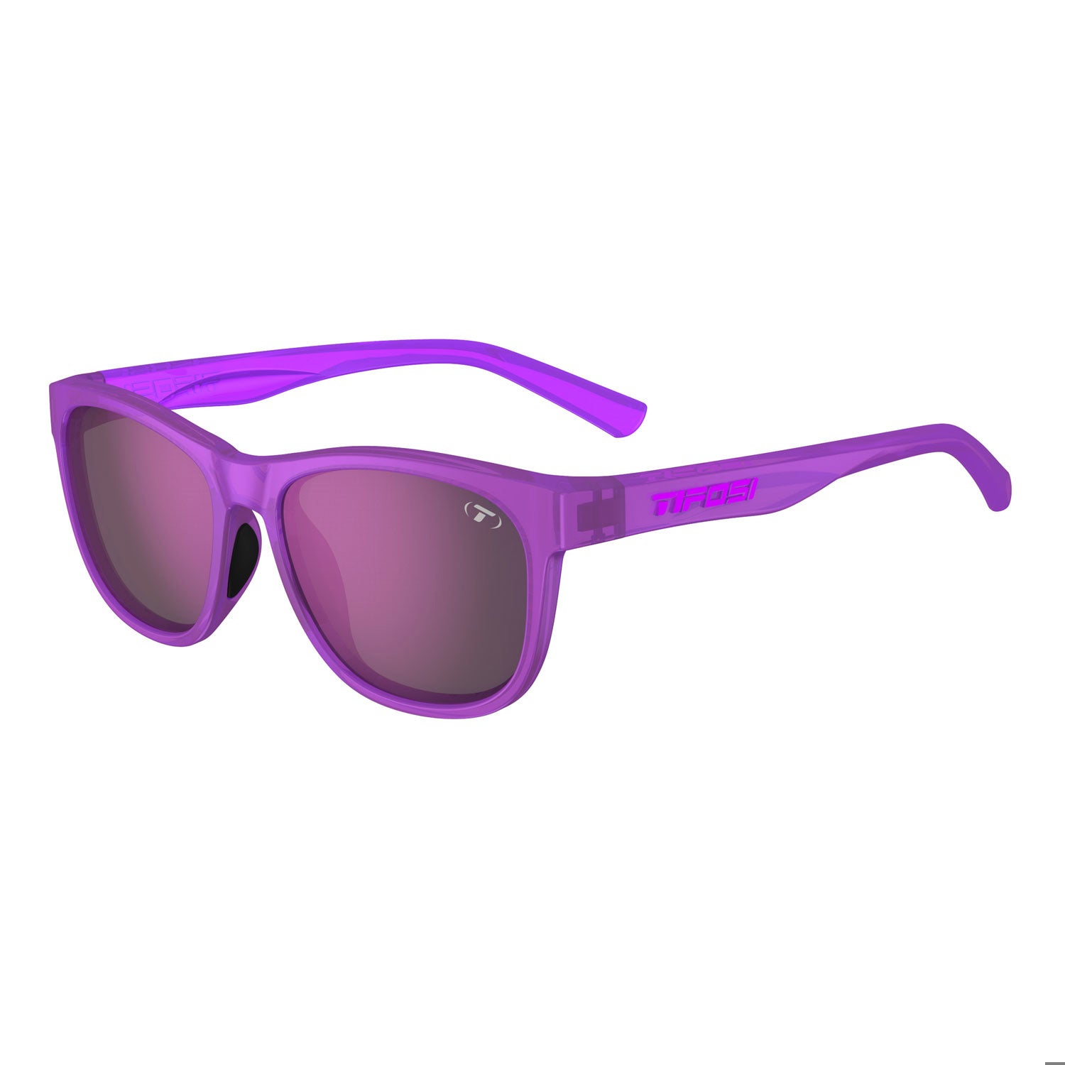 Tifosi Swank sunglasses in purple with purple mirror