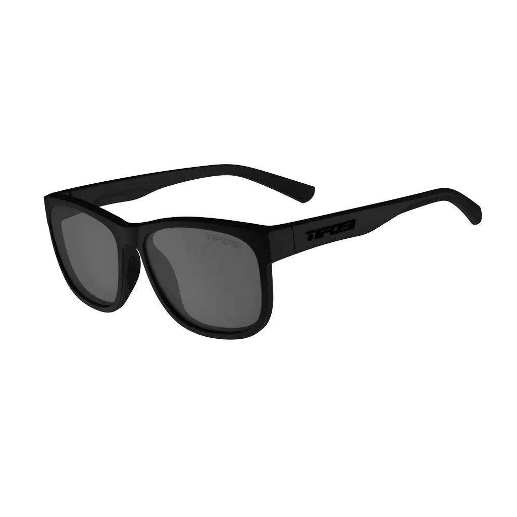 Tifosi Swank XL Sunglasses Blackout/ Smoke Polarized