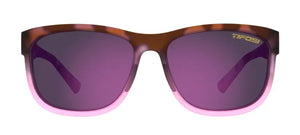 Pink Tortoise frame/Rose Mirror lenses