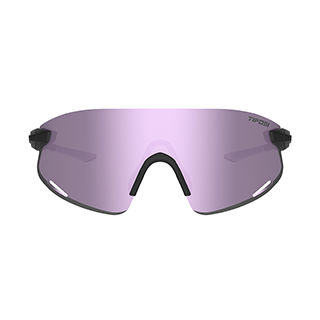 Tifoisi Vogel XC sunglasses in black with purple mirror lenses