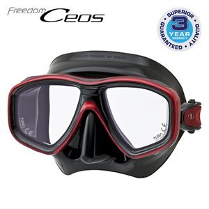Tusa M-212 Black-Red Dive Mask 