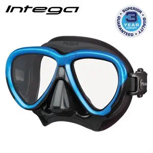 Tusa M-200 Intega Dive Mask Black/Fishtail Blue
