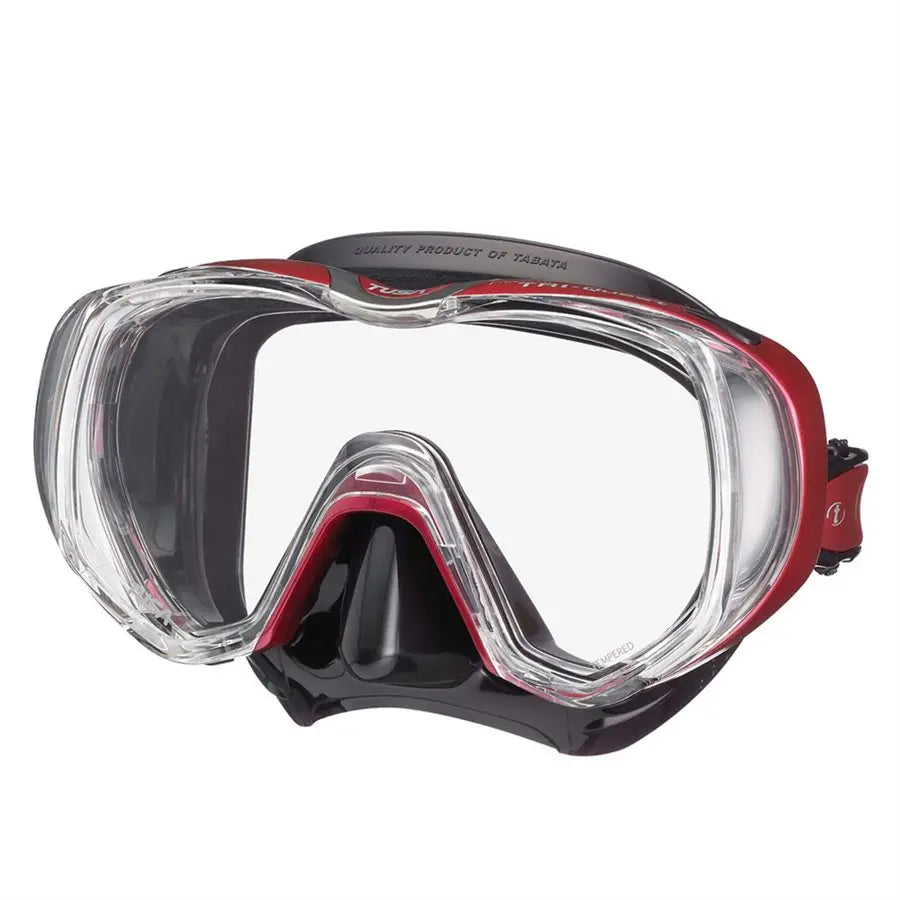 Tusa M-3001 dive mask in black with rose pink