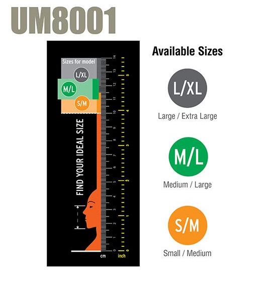 Tusa Snorkel Mask sizing