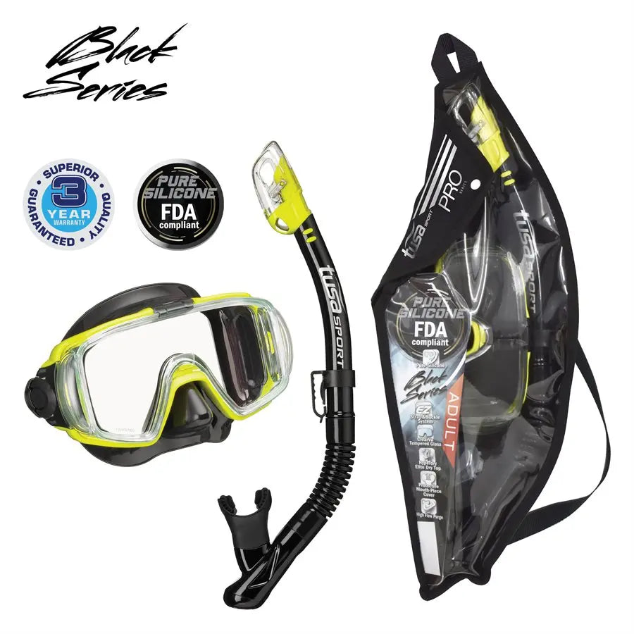Tusa UM-31 mask with snorkel and bag