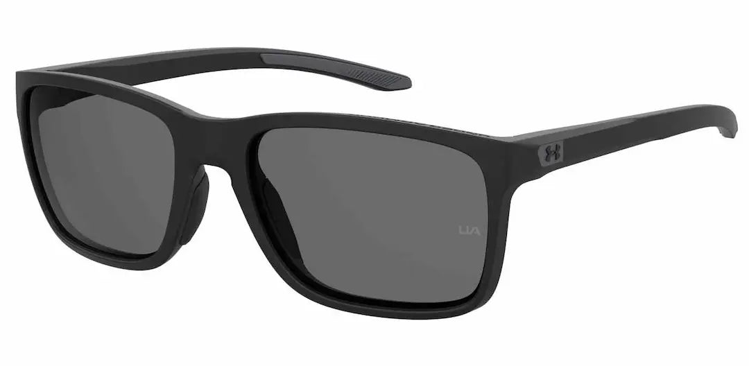 Under Armour Hustle sunglasses UA-0005 in Black with polarized lenses