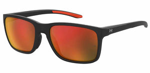 Black-Orange frame/Red Mirror lenses