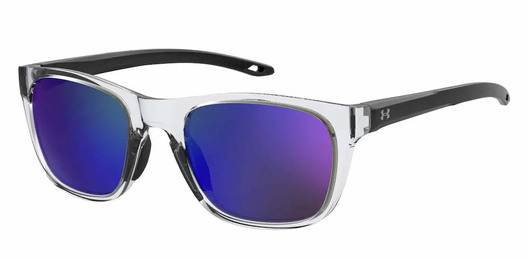 Under Armour Raid sunglasses UA-0013 in Crystal with blue mirror