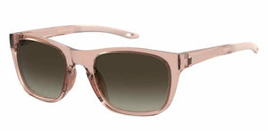 Crystal Pink frame/Brown Gradient lenses