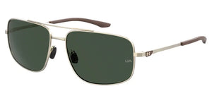 Light Gold frame/Green lenses