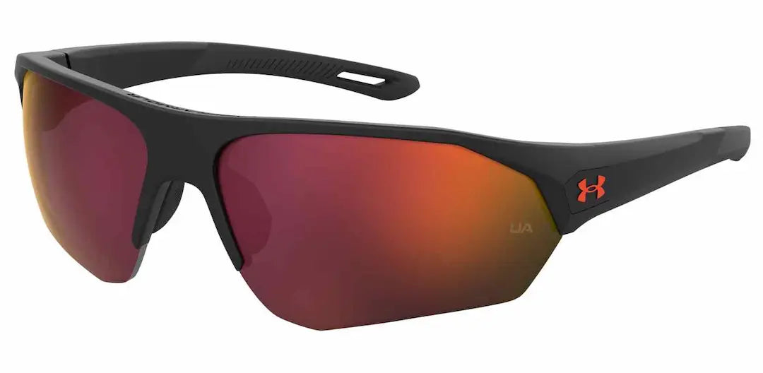 Under armour playmaker sunglasses UA-0001 in Black with red mirror