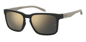 Matte Black Beige frame/Grey Bronze Mirror lenses