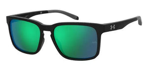 Black frame/Green Multilayer Mirror lenses