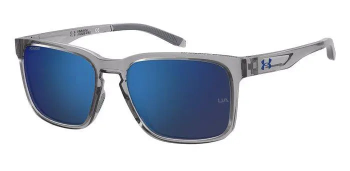 Under armour assist in grey-blue with blue polarized lenses