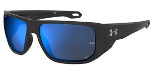 Black frame/Gray with Blue Mirror Polarized lenses