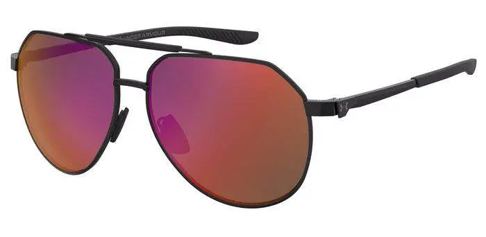 Under Armour Honcho sunglasses in black with red mirror lenses
