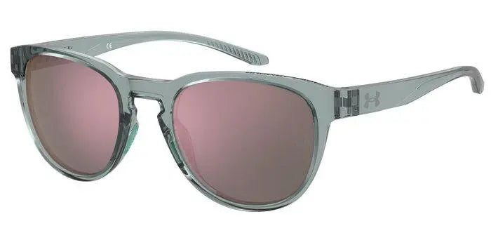 Under Armour Skylar sunglasses in Crystal green with violet lenses