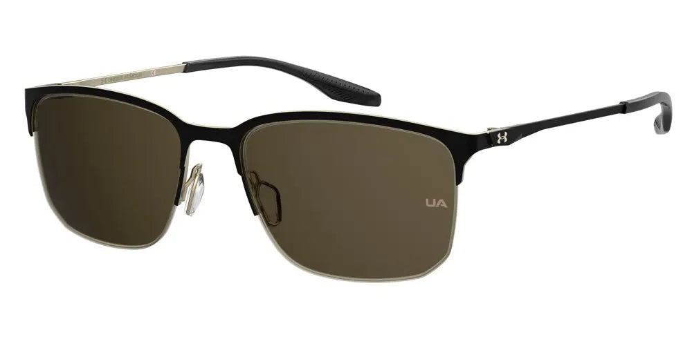 Under Armour Streak sunglasses in Black Gold