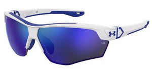 Matte White-Blue/UA Tuned Baseball lenses