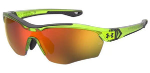 Green Yellow Fluo frame/Multilayer Orange Mirror lenses