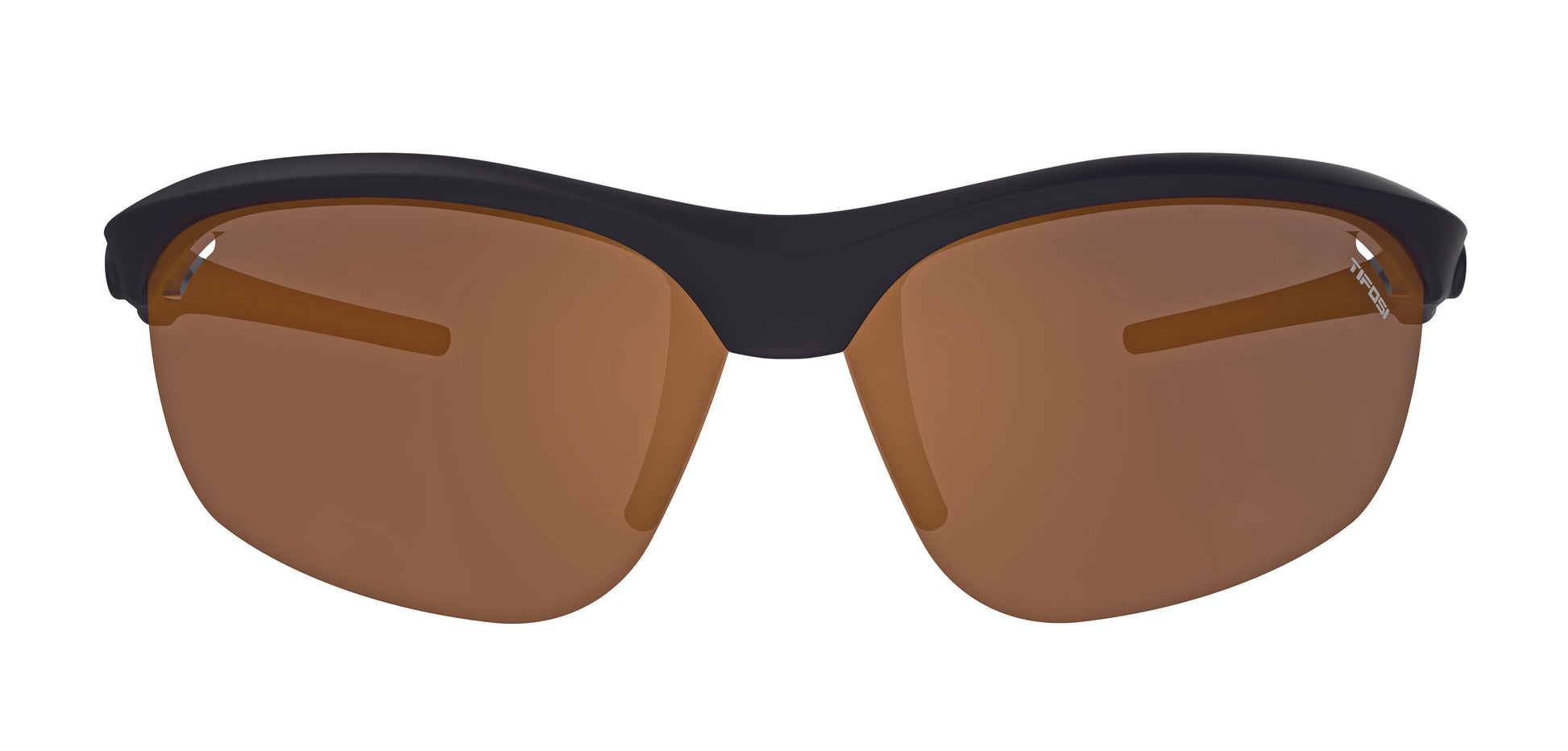 Tifosi Veloce Gloss Carbon/All Terrain Brown Fototec Front View