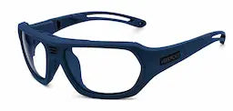 Matte Navy Blue frame/Clear lenses Size 55 (Med)