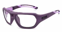Purple-Lilac frame/Clear lenses Size 55 (Med)
