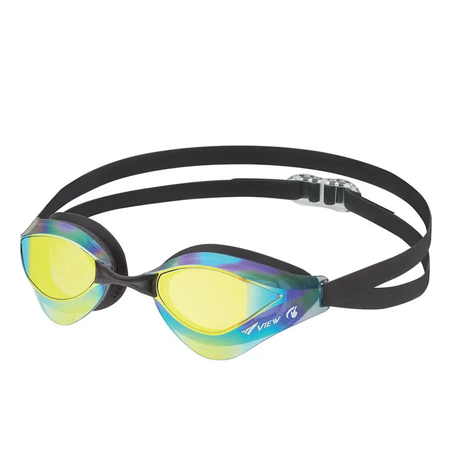 View V-230 swipe swim goggles in smoke in silver