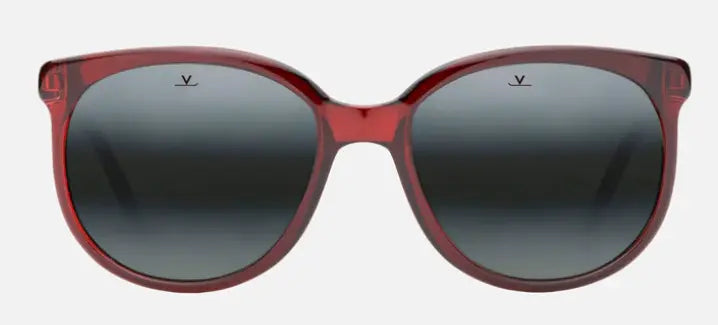 Vuarnet 002 sunglasses in burgundy with greylynx lenses