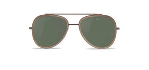 Taupe-Gunmetal frame/Grey Polarized lenses