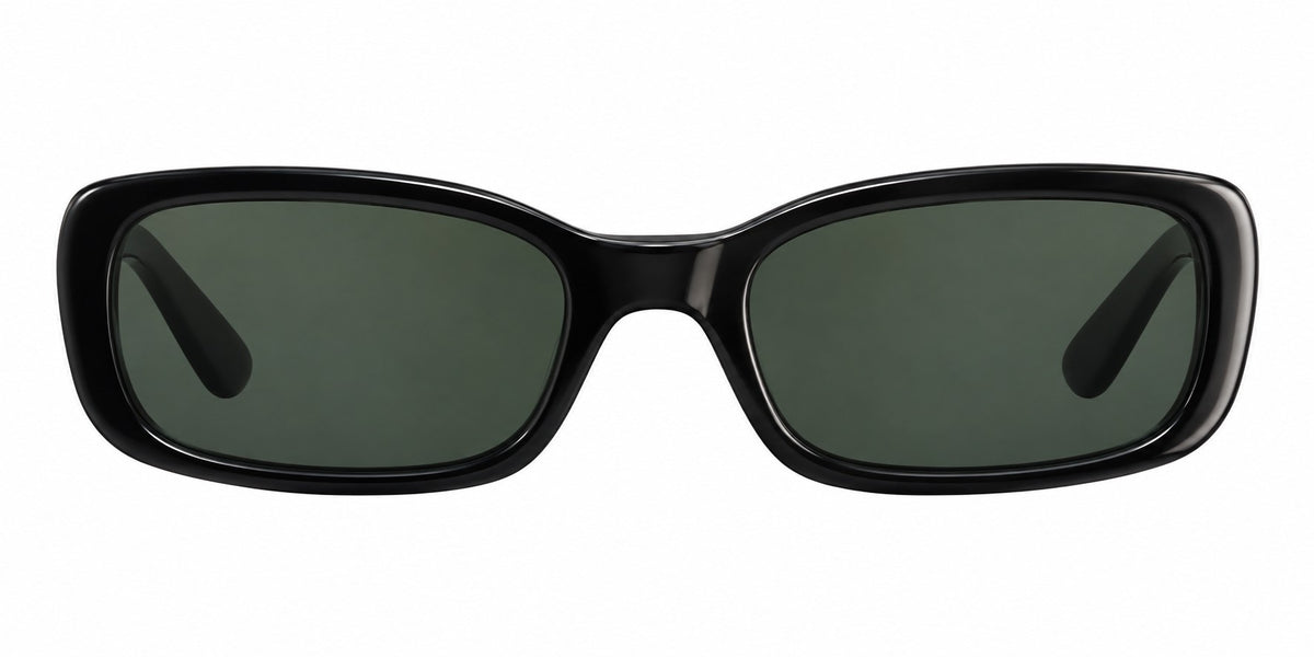 Vuarnet 602 vintage sunglasses in black with glass gray lenses