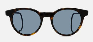 Shiny Dark Havana frame/Blue Polar lenses